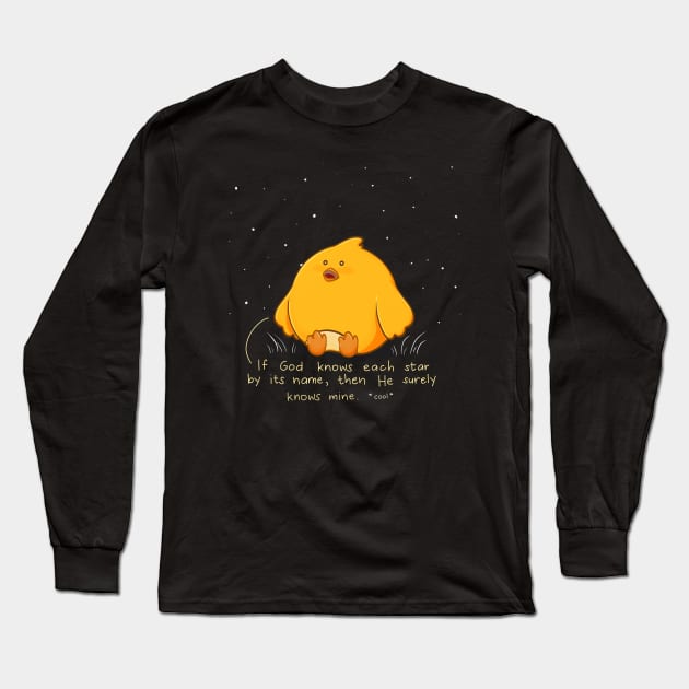 Little Chicken Stars Long Sleeve T-Shirt by Sketchbook ni Abi